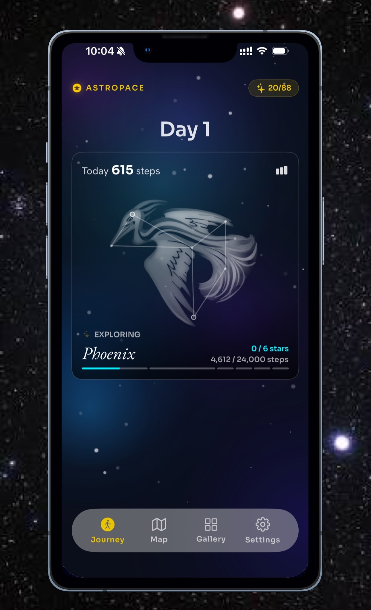 Step-Powered Journey screenshot
