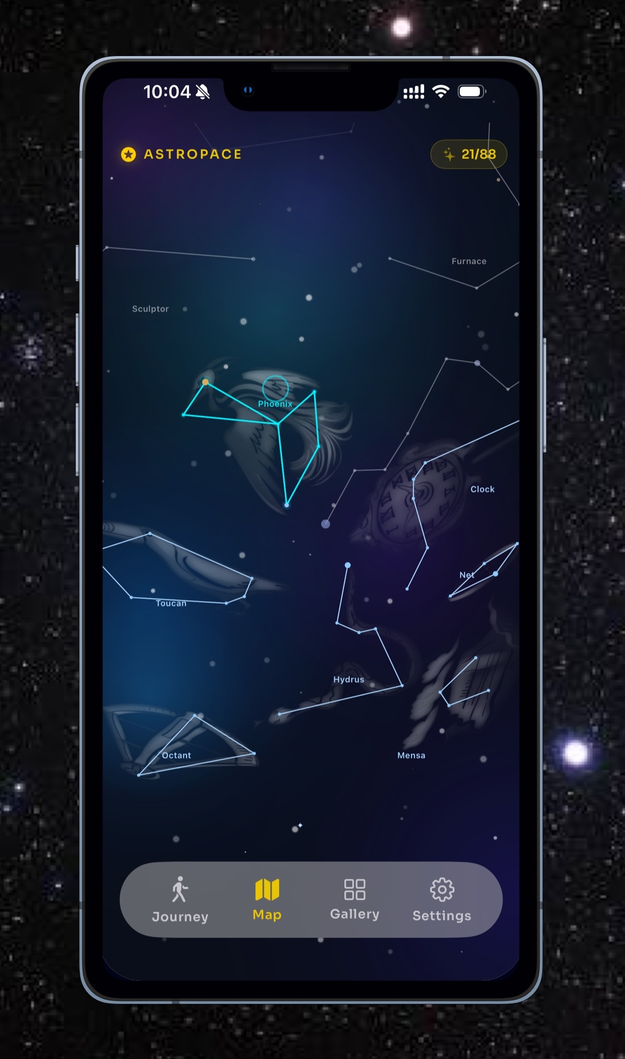 Interactive Sky Map screenshot