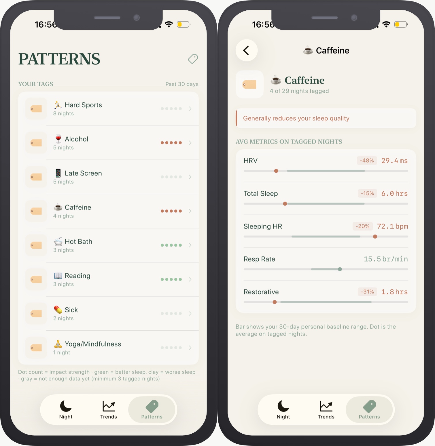 Connect habits to recovery screenshot